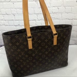 Louis Vuitton monogram Luco shoulder tote authentic vintage LV 411